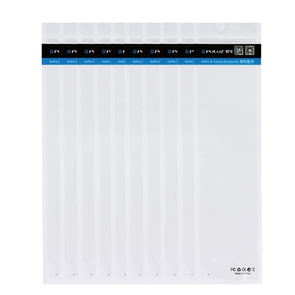 10-Pack Clear Front White Pearl Jewelry Zip Lock Bags - 34.5Cm X 9Cm With Hang Hole-1915197965140627456