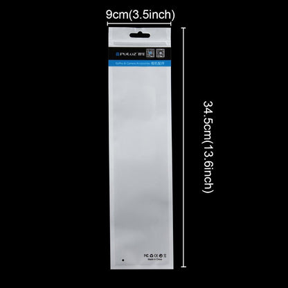 10-Pack Clear Front White Pearl Jewelry Zip Lock Bags - 34.5Cm X 9Cm With Hang Hole-1915197965140627457