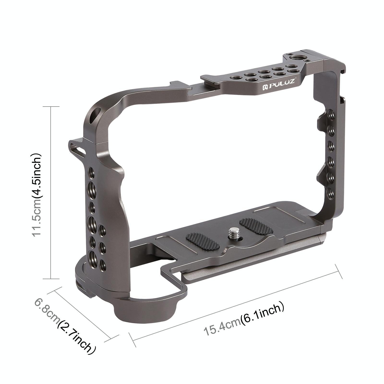 Canon Eos R5 / R6 Video Camera Cage Stabilizer - Handleless Bronze-1915196609474465793