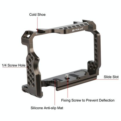 Sony A7 Iii / A7R Iii Camera Cage Stabilizer - Bronze No Handle-1915196609323470850