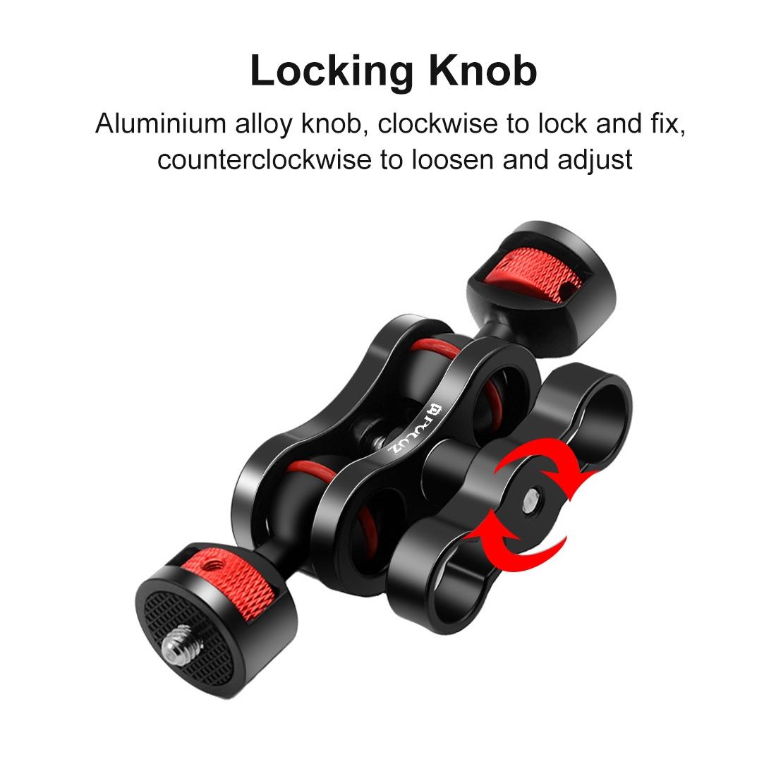 Universal Magic Arm With Ball Head Mount - Black-1915196757243990020