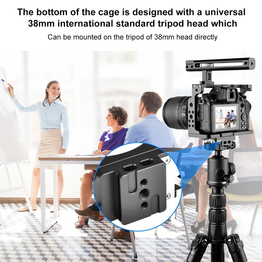 Filmmaking Rig With Handle For Nikon Z6 / Z7 - Black Cage-1915196495943045125