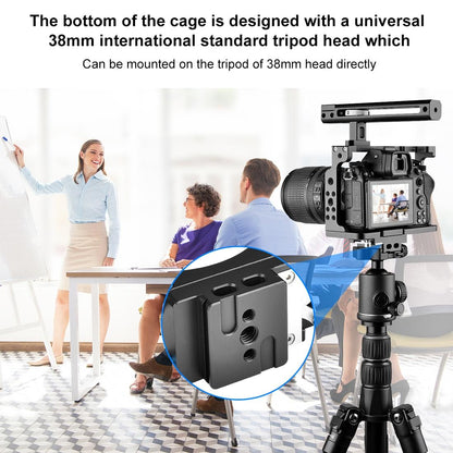 Filmmaking Rig With Handle For Nikon Z6 / Z7 - Black Cage-1915196495943045125