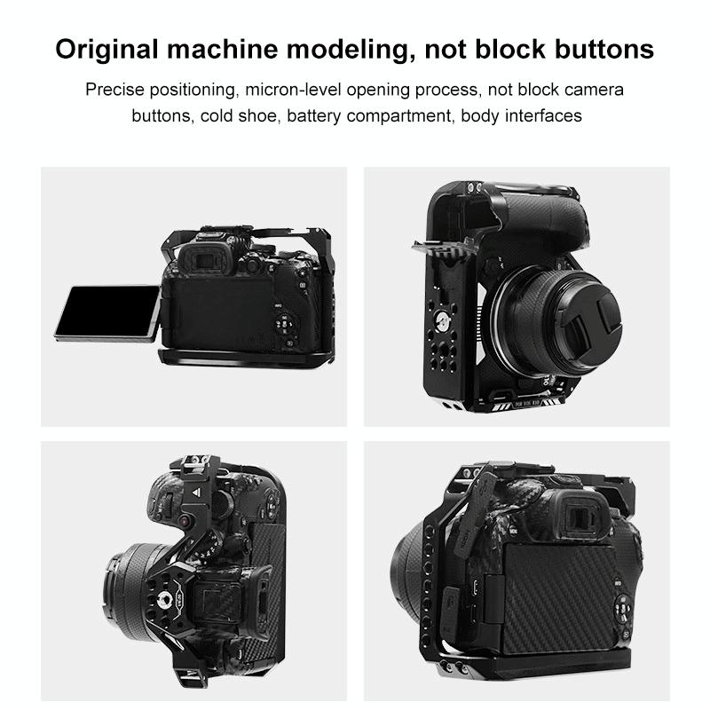 Metal Camera Cage For Canon Eos R10 Stabilizer Rig - Black-1915196790316077061