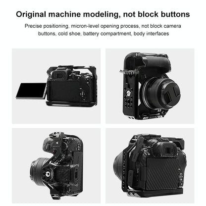 Metal Camera Cage For Canon Eos R10 Stabilizer Rig - Black-1915196790316077061