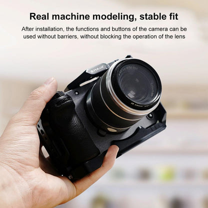 Sony Ilme-Fx30 / Fx3 Camera Cage With Nota Slider - Metal Stabilizer Rig Black-1915196697223499781