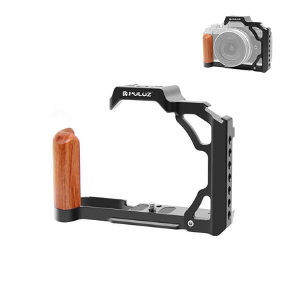 Wood Handle Metal Camera Cage For Nikon Zfc Stabilizer Rig - Black-1915196714088796168