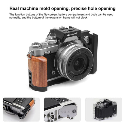 Wood Handle Metal Camera Cage For Nikon Zfc Stabilizer Rig - Black-1915196714088796165