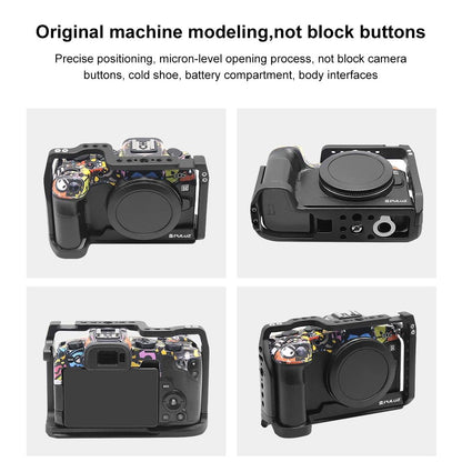 Metal Camera Cage For Canon Eos-Rp Stabilizer Rig - Black-1943465052837384196