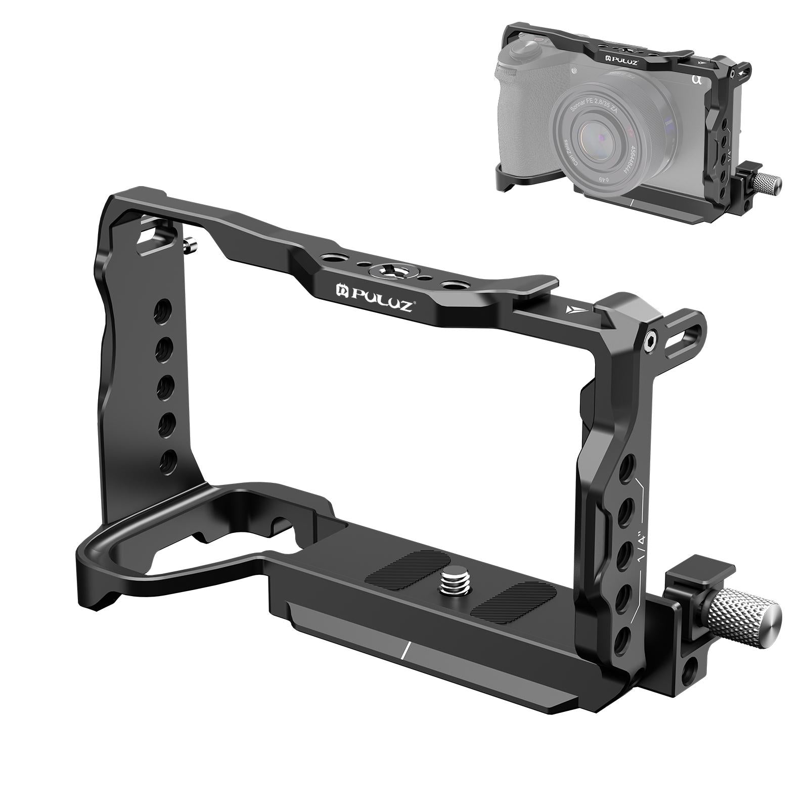 Metal Camera Cage Stabilizer For Sony A6700 - Black-1915196731012812800