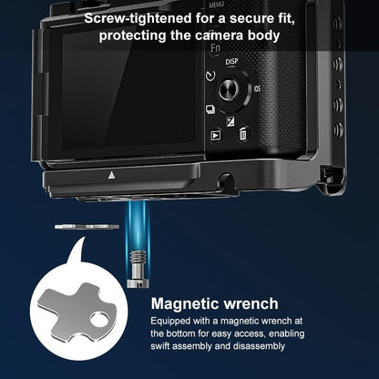 Sony Zv-E10 Ii Camera Cage Stabilizer - Black Metal-1915196499566923780