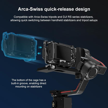 Sony Zv-E10 Ii Camera Cage Stabilizer - Black Metal-1915196499566923781