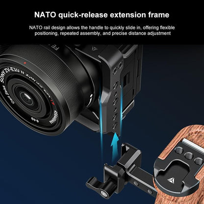 Sony Zv-E10 Ii Camera Cage Stabilizer - Black Metal-1915196499566923782