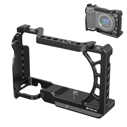 Metal Camera Cage For Sony A6500 / A6400 / A6300 / A6000 - Stabilizer Rig Black-1915196671743102976