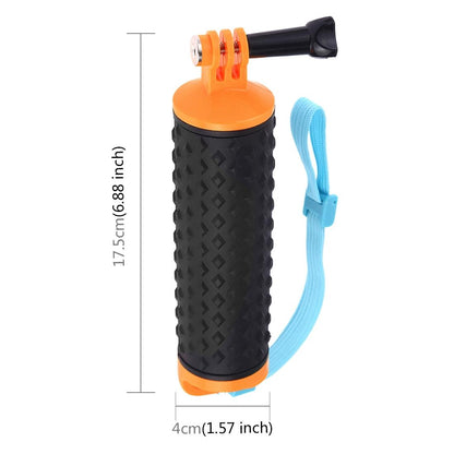 Buoyant Floating Handle Grip For Gopro And Action Cameras With Strap-1915196643607711745