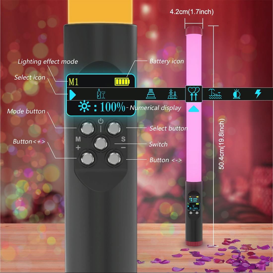 Waterproof Handheld Light Stick With Remote Control - 114 Leds-1964932154223890434