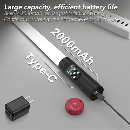 Waterproof Handheld Light Stick With Remote Control - 114 Leds-1964932154223890436