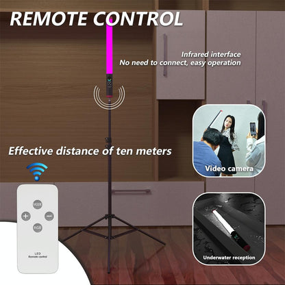 Waterproof Handheld Light Stick With Remote Control - 114 Leds-1964932154223890438