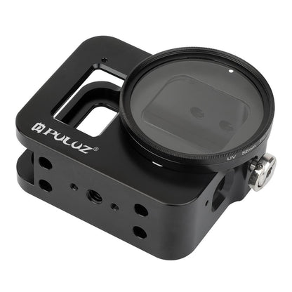 Aluminum Alloy Protective Cage With Insurance Frame And 52Mm Uv Lens For Gopro Hero8-1915196490440118275
