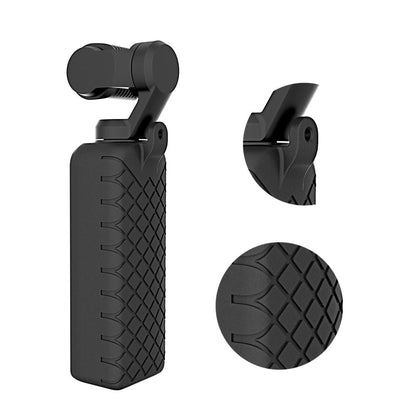 Diamond Texture Silicone Cover Set For Dji Pocket - 2 In 1-1915196757671809030