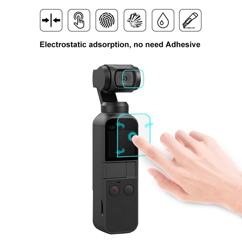 9H Tempered Glass Screen Protector For Dji Pocket Gimbal - 2.5D Hd-1915197517151211524