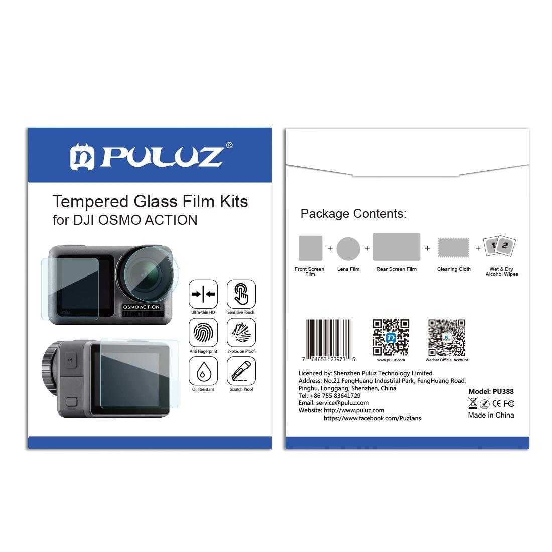 9H Tempered Glass Film For Dji Action Lens And Lcd Display-1915197006867992579