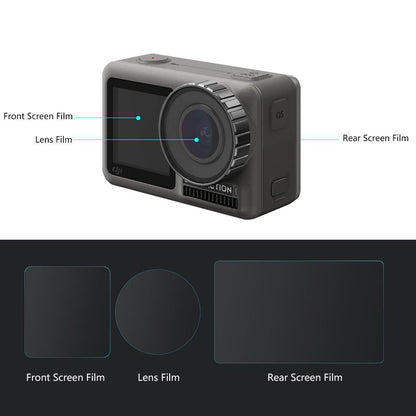 9H Tempered Glass Film For Dji Action Lens And Lcd Display-1915197006867992580