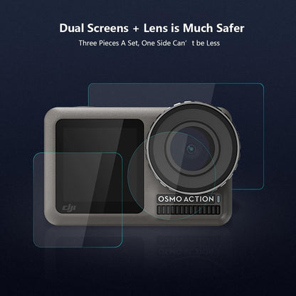 9H Tempered Glass Film For Dji Action Lens And Lcd Display-1915197006867992582
