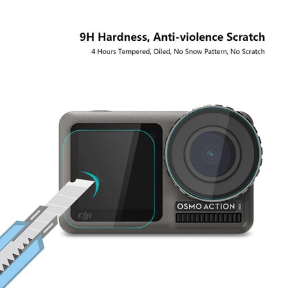 9H Tempered Glass Film For Dji Action Lens And Lcd Display-1915197006867992583