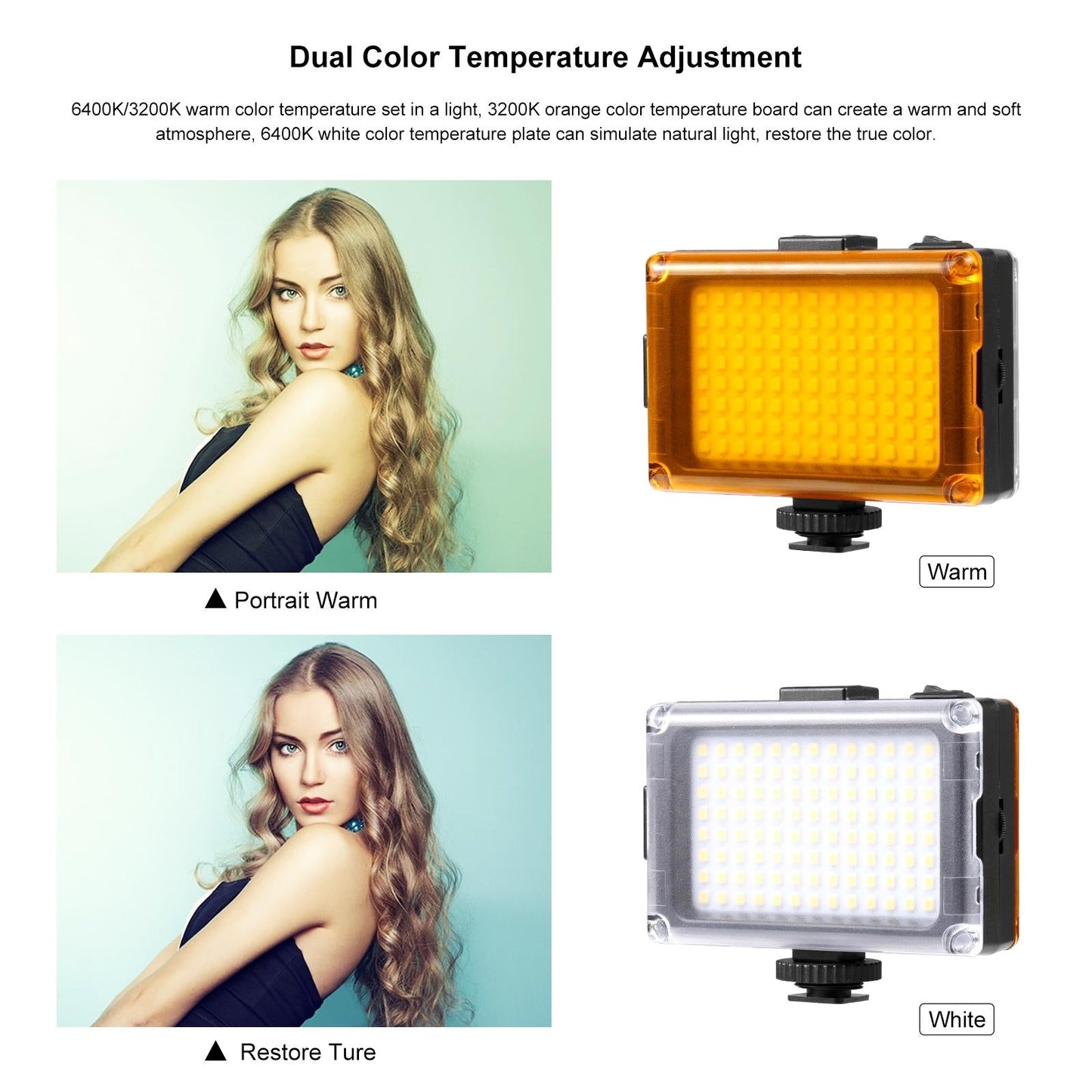 1800Lm Led Studio Light For Vlogging & Photography With Magnet Filters - Canon / Nikon Dslr-1915197530606538759