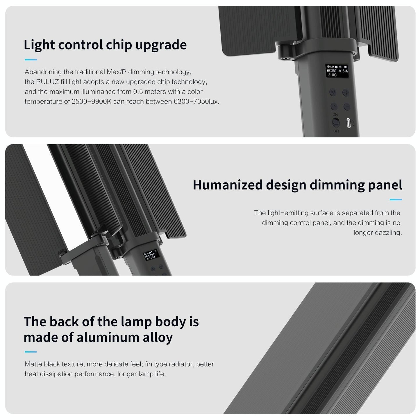 Rgb Handheld Stick Light With 72 Leds And Barndoor-1915197214246965250