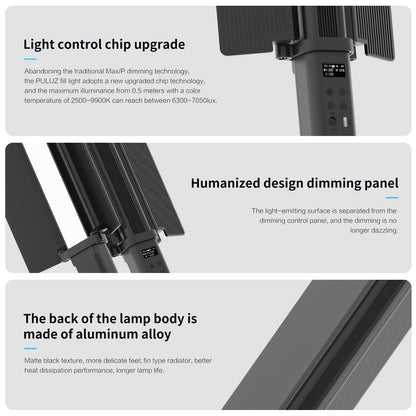 Rgb Handheld Stick Light With 72 Leds And Barndoor-1915197214246965250