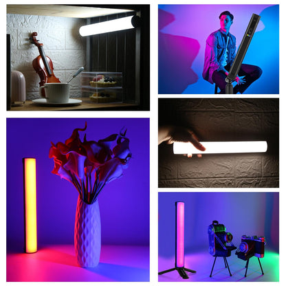 30Cm Handheld Rgb Magnetic Led Fill Light Stick - Full Colour-1915197063616925705