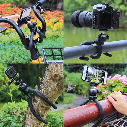 Flexible Mini Octopus Tripod With Ball Head For Slr Cameras-1915197681978970114