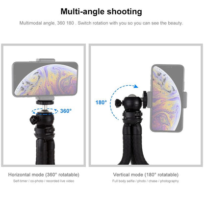 Flexible Mini Octopus Tripod With Ball Head For Slr Cameras Gopro And Cellphones - 30Cmx5Cm-1915197489636577288