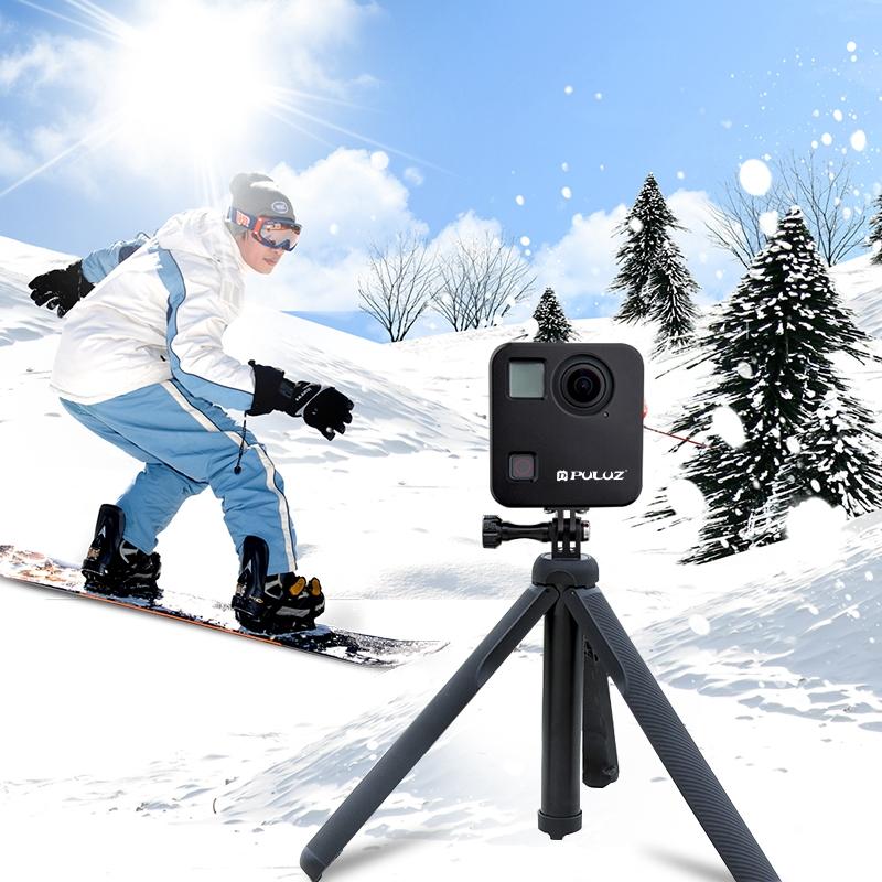 Aluminum Alloy Protective Cage For Gopro Fusion With Mount And Lens Caps-1915196718782222342