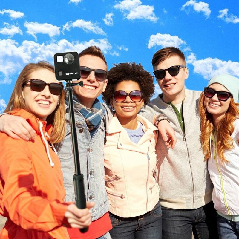 Aluminum Alloy Protective Cage For Gopro Fusion With Mount And Lens Caps-1915196718782222343