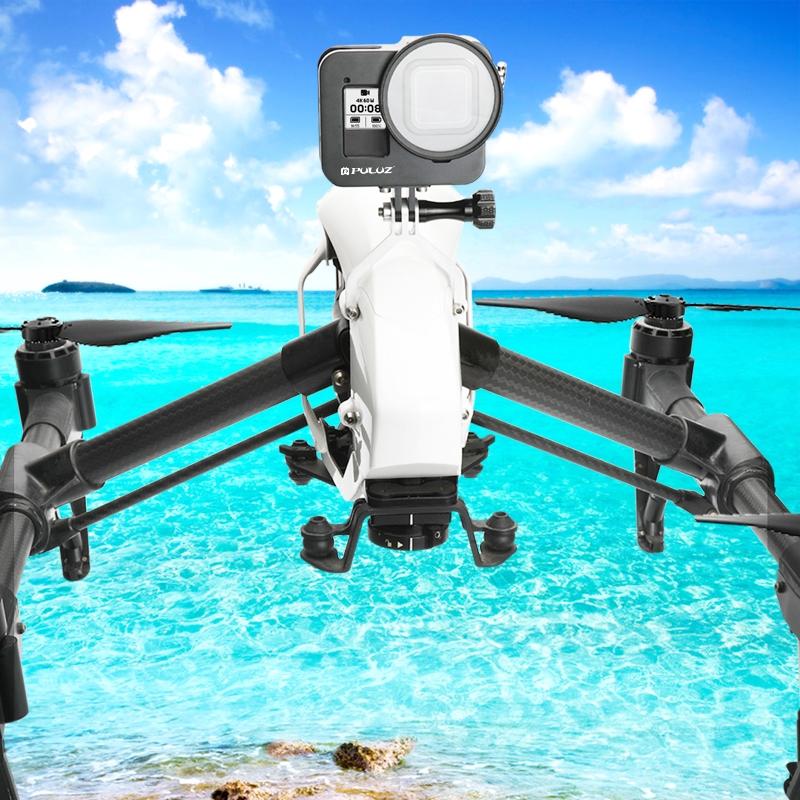 Aluminum Protective Cage With 52Mm Uv Lens For Gopro Hero8-1915196505392812041