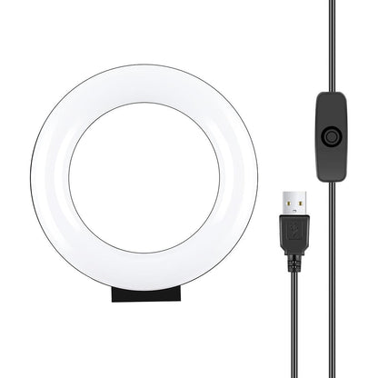 Curved Usb Led Ring Light For Selfie Beauty And Vlogging-1915196762042273792