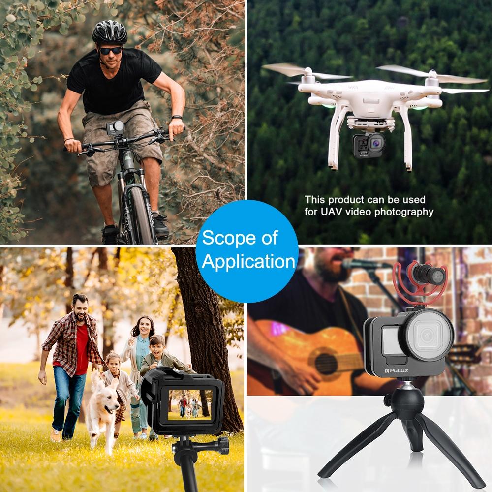 Thicken Housing Shell With Insurance Frame And Uv Lens For Gopro Hero-1922443389954035719