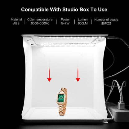 20X20Cm Mini Led Studio Light Panel & Shadowless Tent Box For Photography-1915197214611869700