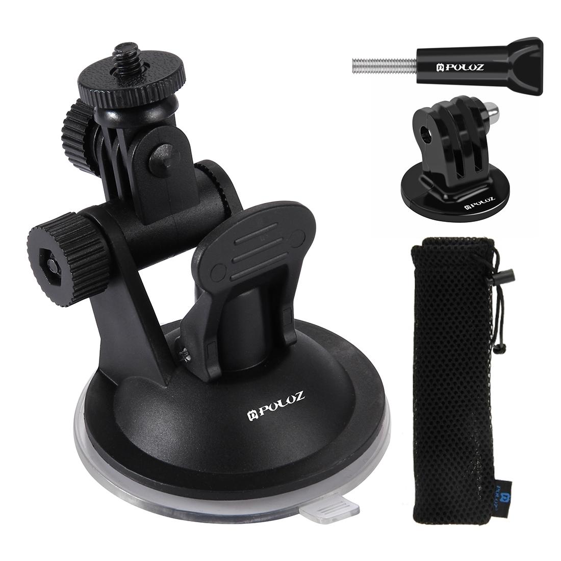 Universal Suction Cup Mount For Action Cameras With Tripod Adapter And Storage Bag-1915198049622298630