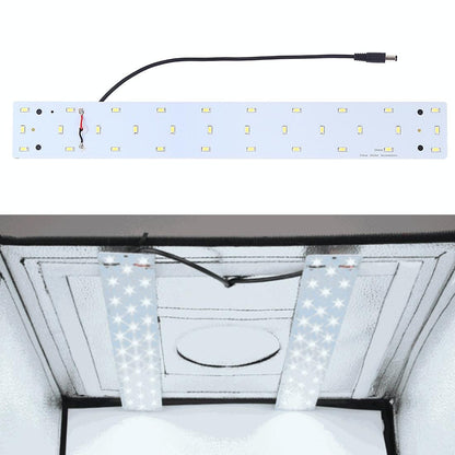 40Cm Studio Tent Light Panel - 15W 1200Lm 32 Smd 5730 5500K Aluminum Base-1964932356024438784