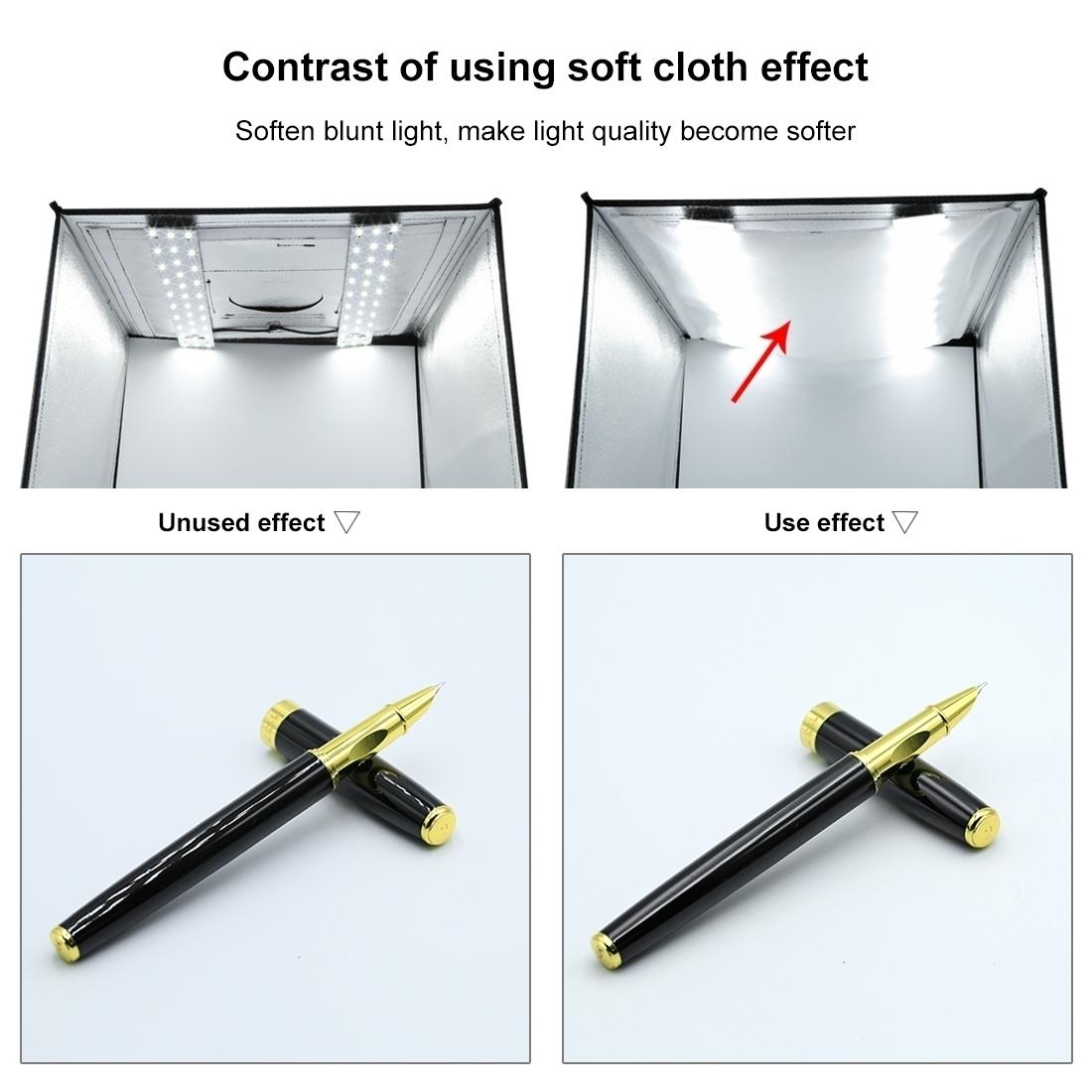 60Cm Studio Tent Light Panel - 30W 1690Lm 60 Leds Smd 5730 - 5500K Aluminum Base-1964932301255217161