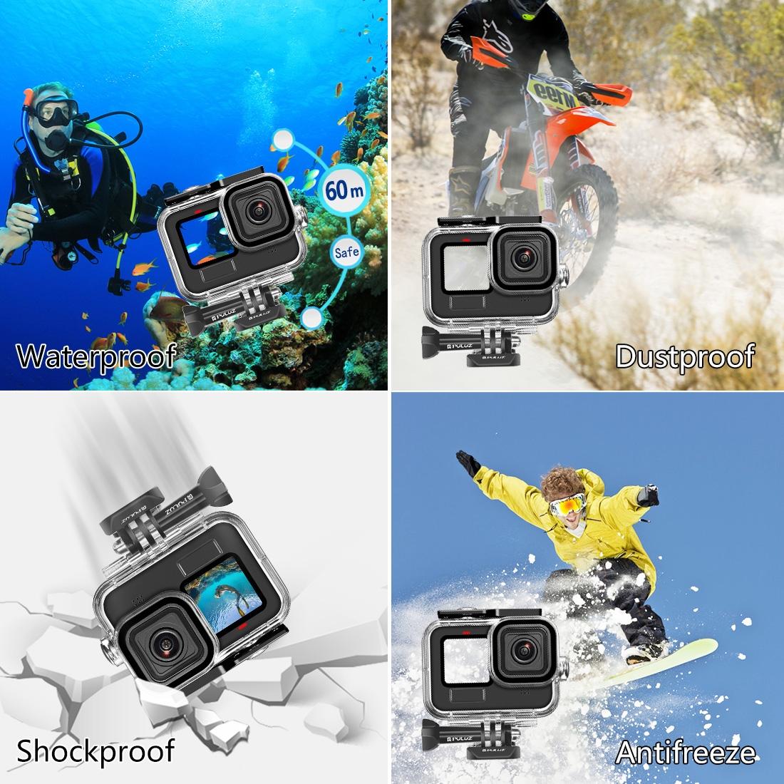 60M Waterproof Housing For Gopro Hero With Mount And Screw-1922443470509838342