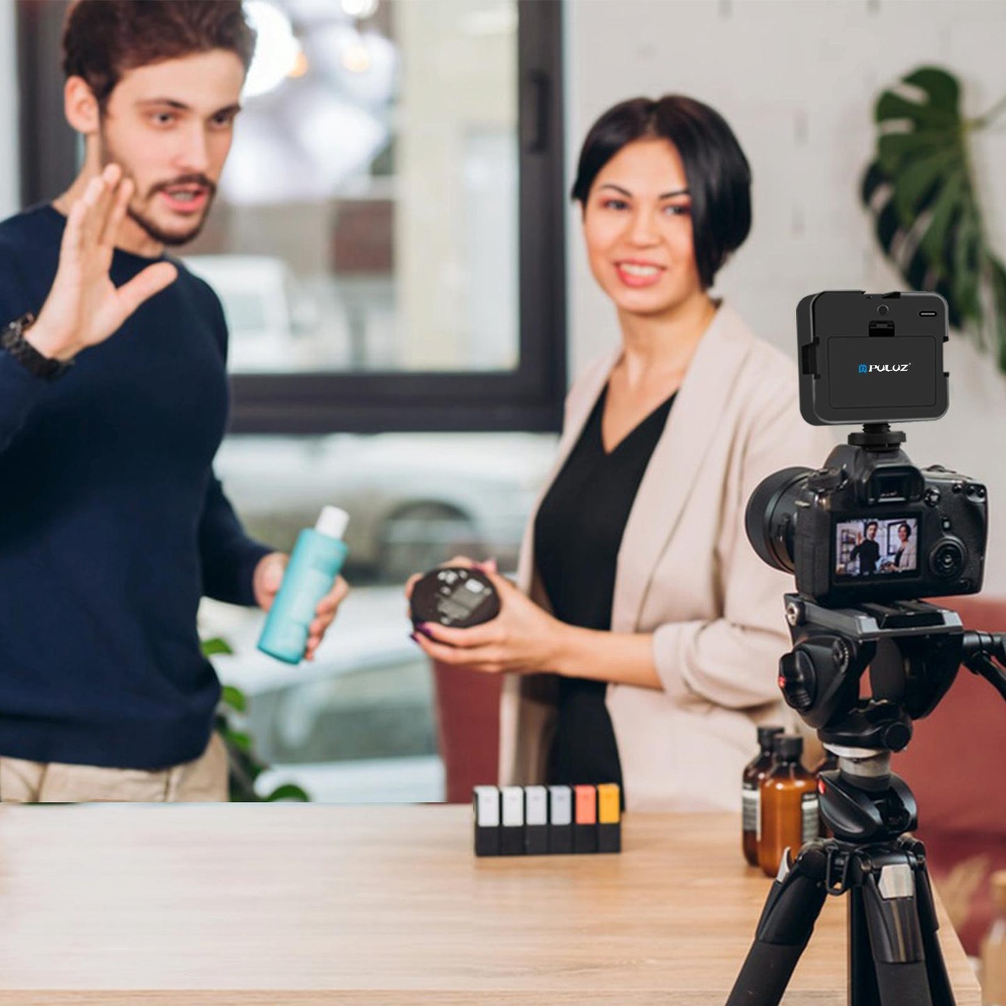 5W 64Led Fill Light For Camera / Camcorder - Black-1964932147236179975