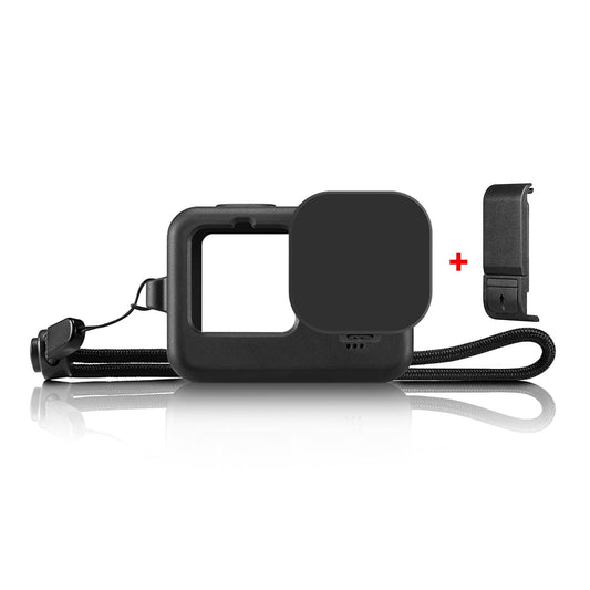 Silicone Protective Case With Wrist Strap And Lens Cover For Gopro Hero12-1915196676176482305