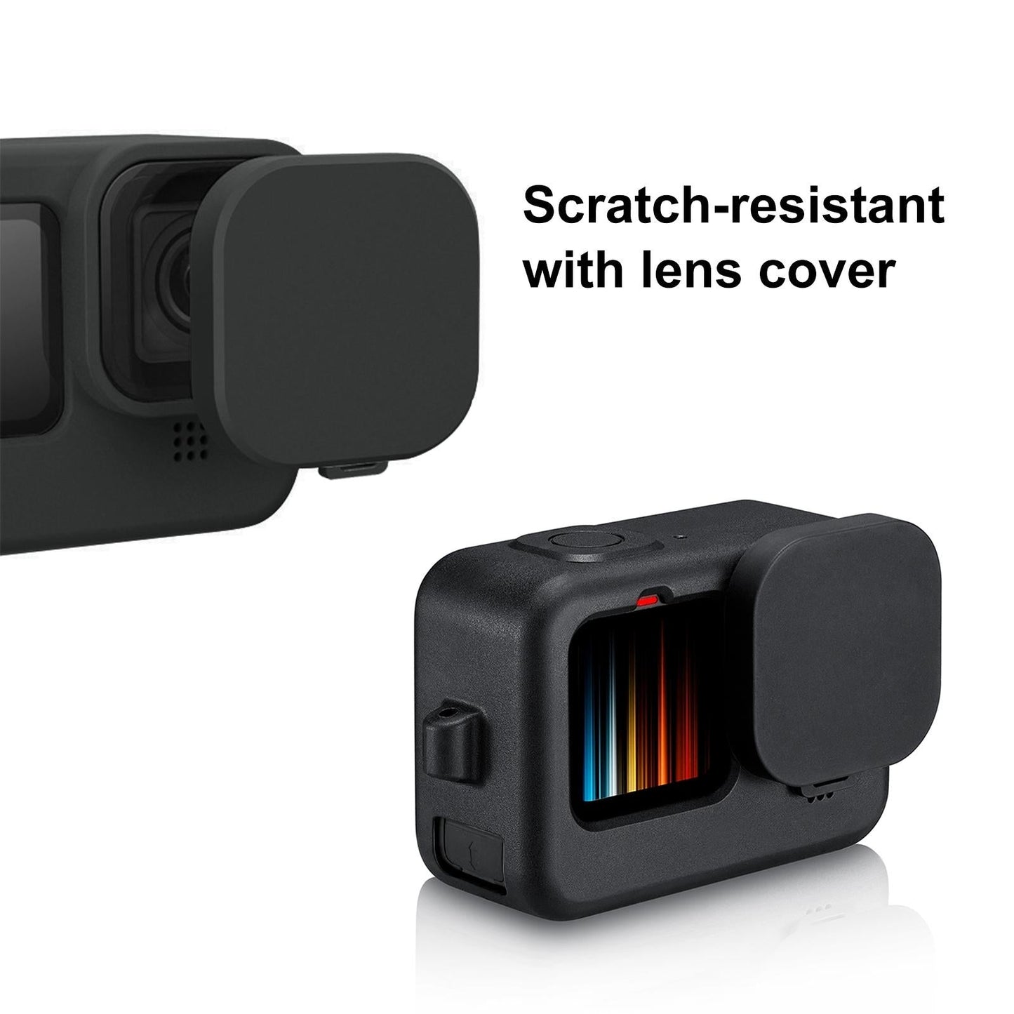 Silicone Protective Case With Wrist Strap And Lens Cover For Gopro Hero12-1915196676176482309