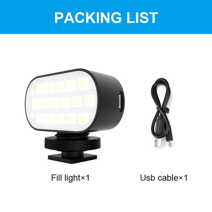 Portable Live Video Led Light For Beauty Photography And Selfies - Black-1915196756451266567