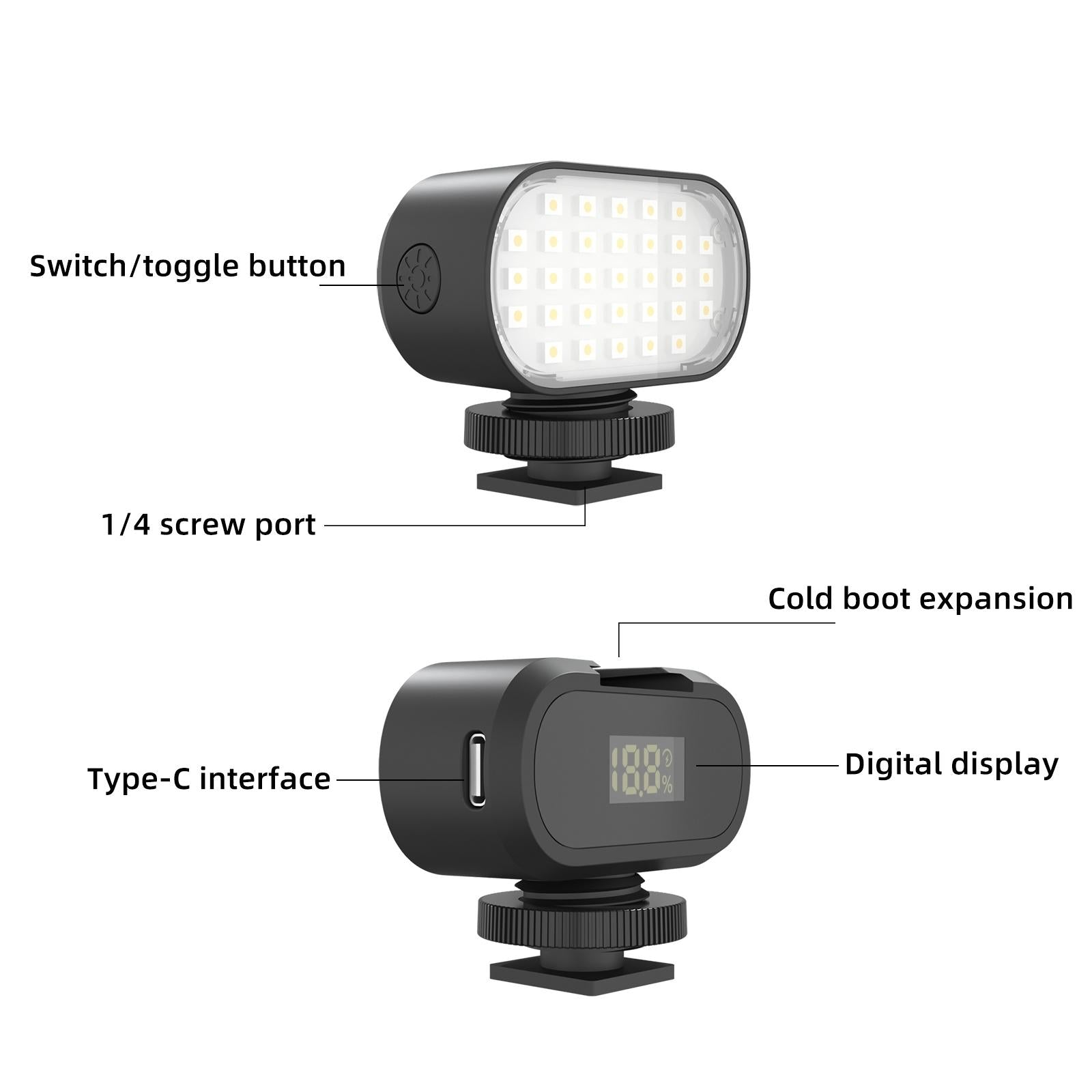 Switchable 6-Colour Led Beauty Fill Light For Live Broadcast And Photography-1915196771248771074